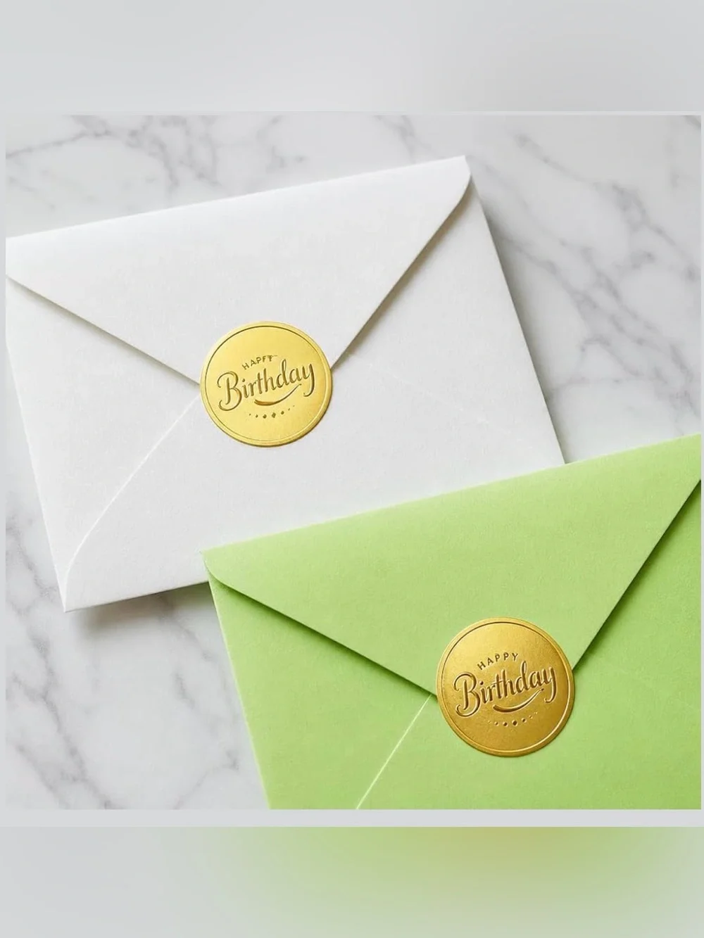 Happy Birthday Card Set 24 Assorted Cards Envelopes Gold Stickers New